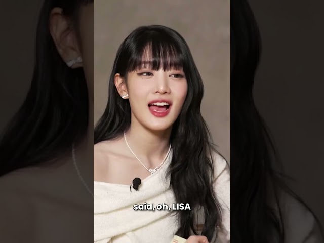 Minnie meeting Lisa for the first time#blackpink#gidle#lisa#minnie#kpop