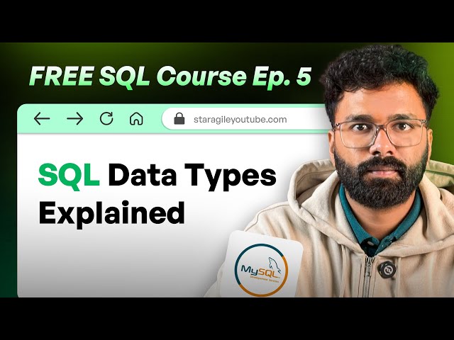 Learn SQL FAST! Datatypes & Constraints Explained in Full (Ep 05) 📘⚡