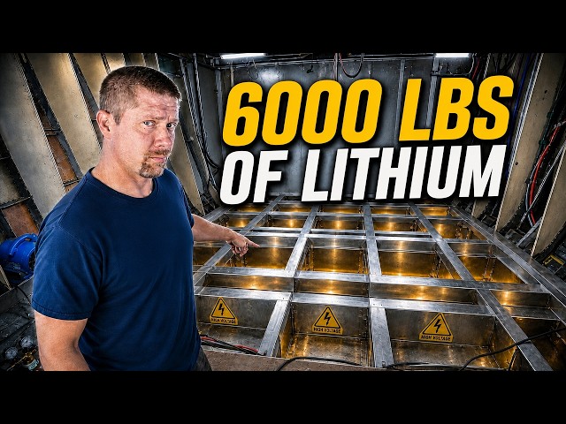 This 1969 Engine Room Was Never Built for 6,000 lbs of Batteries