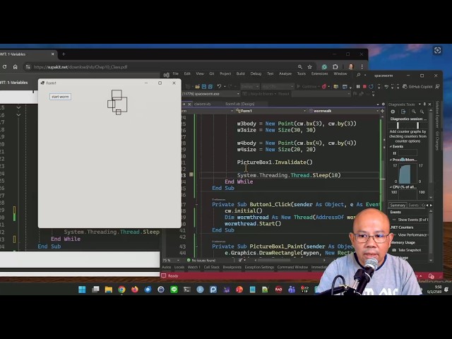 VB Code: Space Worm Game