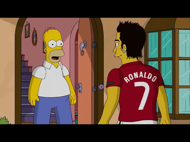 Cristiano Ronaldo On The Simpsons - Nike Write The Future Commercial - [HD]