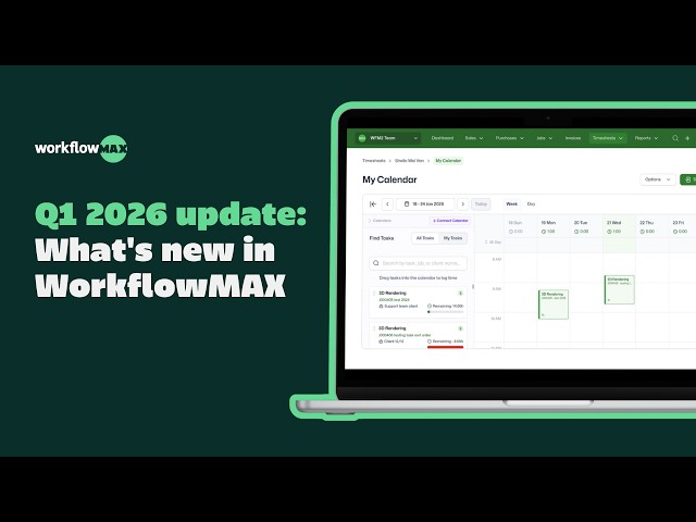 Mid Q1 2026 Product Update | WorkflowMAX