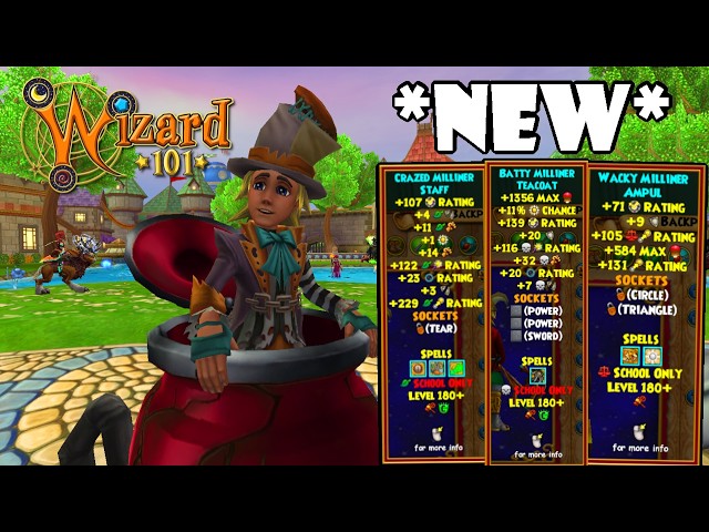 Wizard101: *NEW* Creepy Tea Party Hoard Pack 2026 15k+ Crowns Opening!