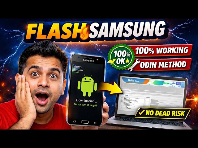 How to Flash Samsung Phone | Odin Tool Full Guide