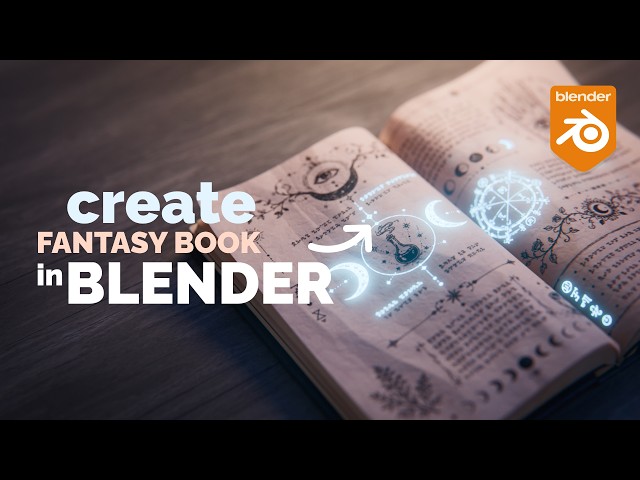 Blender Dark Fantasy Book Tutorial