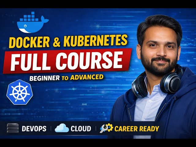 Docker & Kubernetes Full Course (2026) | Beginner to Advanced | DevOps Roadmap
