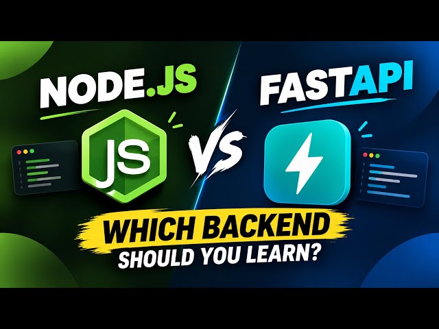 Node.js vs FastAPI in 2026 — Which Backend Should You Learn?