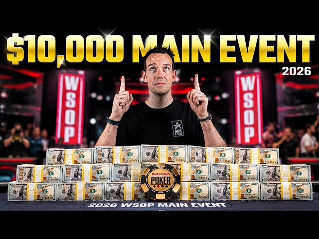 Folding POCKET KINGS in the World Series of Poker $10,000 Main Event! | Poker Vlog #22