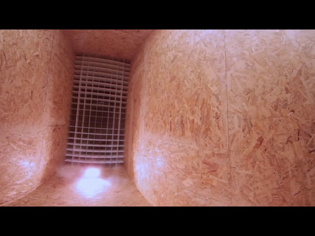Inside a Wind Tunnel 360 VR "Vortex Nano" Bladeless turbine
