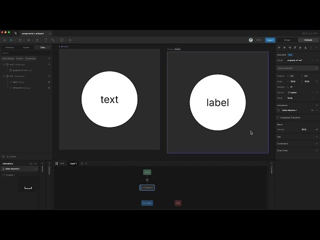 How to use COMPONENTS in Rive