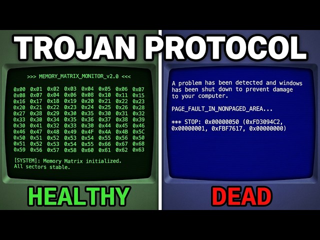 The Trojan Protocol: Watching a Computer Die | Code ASMR