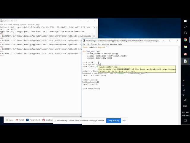 The .geometry() Method | Python GUI Apps With Tkinter