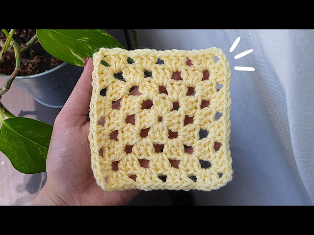 How to Crochet a Granny Square for Beginners *Updated Tutorial*