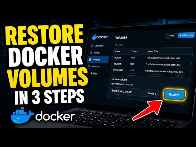 How to restore persistent volumes in Docker Compose on VPS - Full Guide