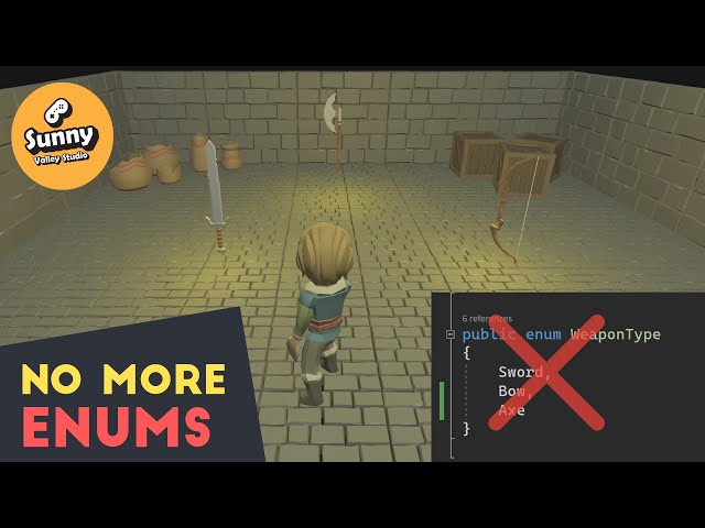 Unity 2021 Use Scriptable Object instead of Enum