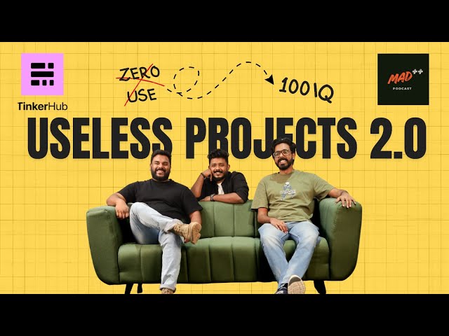 Useless Projects That Are Way Smarter Than They Sound 🤯 | Student Builds |  ⁨@TinkerHubFoundation⁩