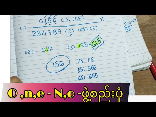 O n e -N o ဖွဲ့စည်းပုံ |Math Explained