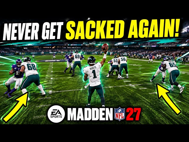 The SECRET Trick To Get PERFECT Pass Protection In Madden 27!