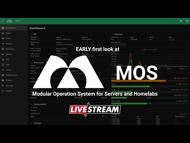 MOS - Modular Operating System for Servers and Homelabs (an EARLY first look) - LIVE!