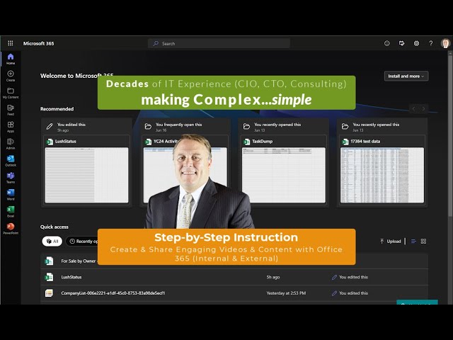 Office 365 - Create & Share Engaging Content (Internal & External) [07122024.1608]