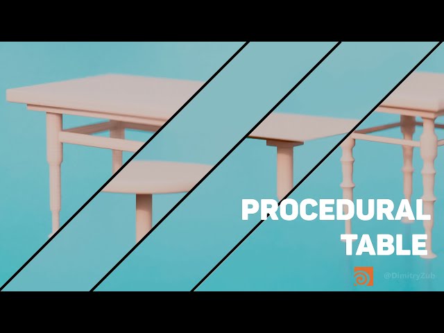 Procedural Table Generator | SideFX Houdini - Unreal Engine 5 Breakdown