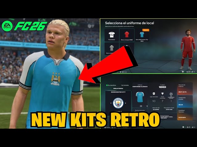 The new FC 26 retro kits have arrived in Career Mode! Here's how you can get them!