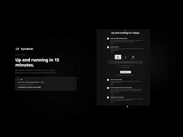 Syncbank | AI SaaS Explainer Video built using Clickcast.tech