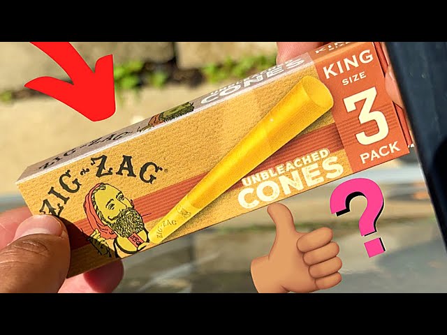 The BEST Rolling Papers? (ZigZag Unbleached Cones Review)