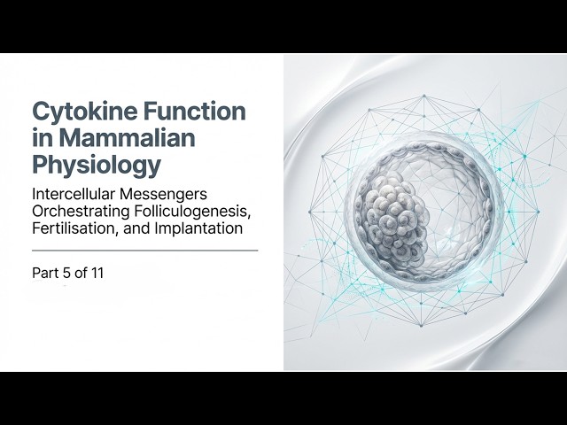 Part 1.2.5: Cytokine Function in Mammalian Physiology
