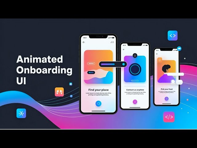 Smooth Onboarding Flow in React Native | Custom Pagination + Reanimated Animations
