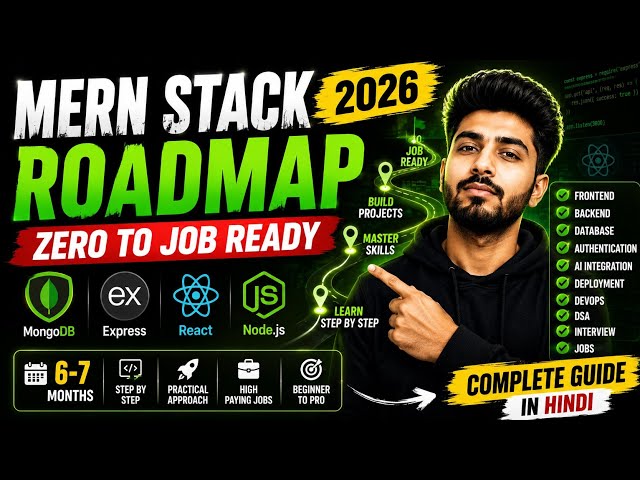 What does it take to become a MERN Developer? 2026 Roadmap