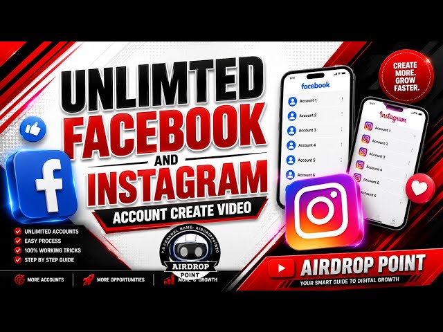 Unlimited Facebook & Instagram ID Create 😱|| Fb & IG create New Method 2026 || OTP Rcv Guarantee 🔥