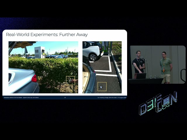 DEF CON 31 - Car Hacking Village - Exploiting Wireless Side Channels in EV Charging - Kohler,  Baker