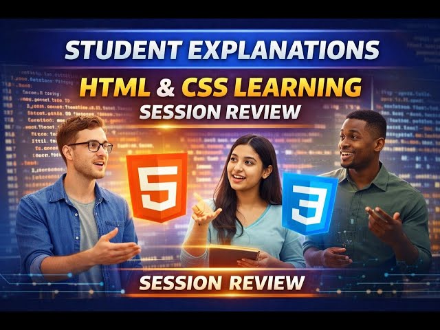 Student Explanations | HTML & CSS Learning | Session Review | Full Stack Live