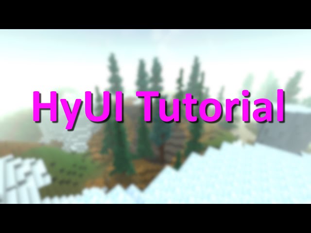 Build UI using HTML - HyUI Tutorial | Hytale Modding
