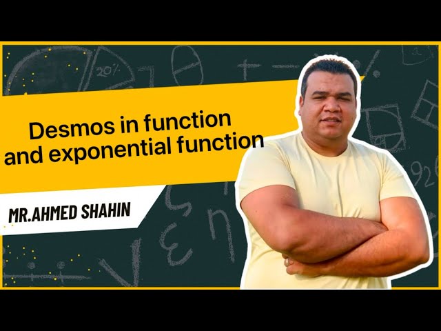Desmos in function and exponential function