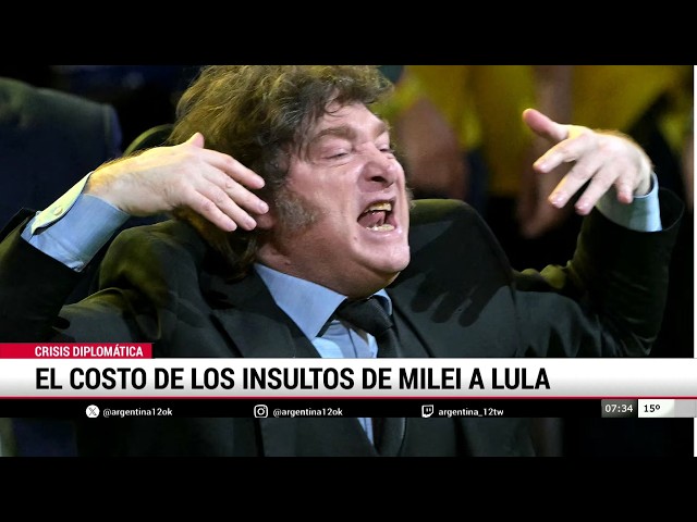 Diplomatic crisis: Milei insulted Lula and Brazil withdrew its ambassador to Argentina