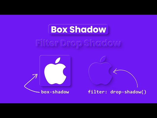 CSS box-shadow vs filter: drop-shadow() | Example For Beginners