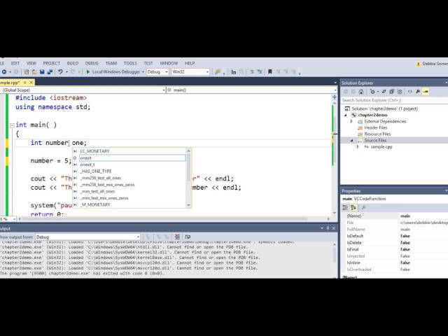 Variables, Literals and Assignment Statements