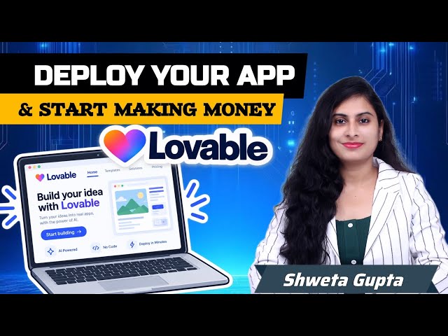 Build, Deploy, and Launch Your AI Website Without Writing Code Easily with lovable 
