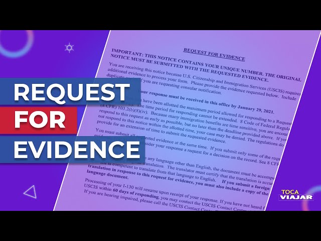 REQUEST FOR EVIDENCE: What is a spousal petition, and how is it resolved? (2021)