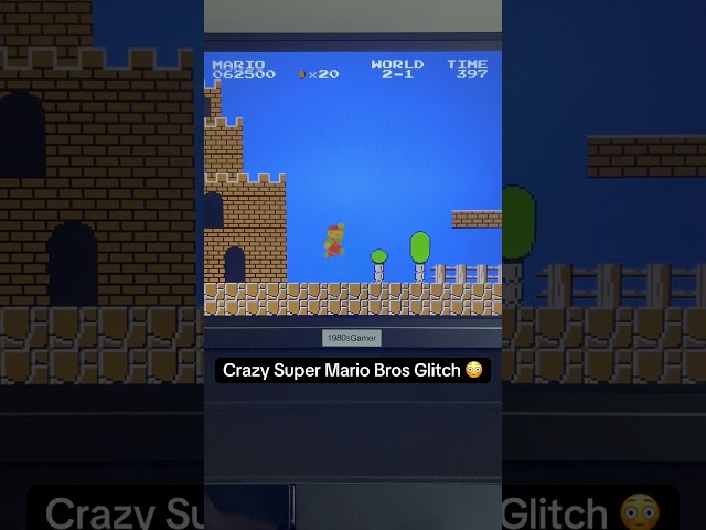 Crazy Super Mario Bros Glitch!