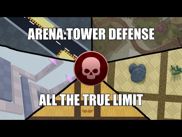 Master mode on every expert map in Arena: Tower Defense.