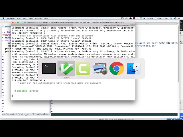 Authentication Express Session