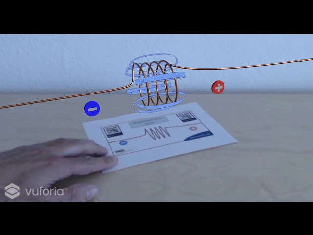 Augmented Reality with the App cg-physics AR