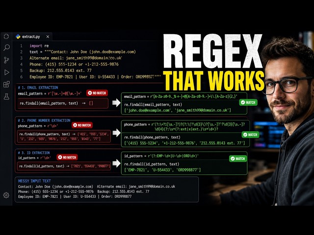 13 Python Regex Examples You'll Actually Use