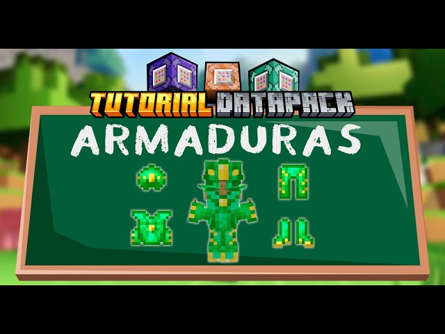 CREAR ARMADURAS CUSTOM en Minecraft Java ULTIMA VERSIÓN| Tutorial Datapack