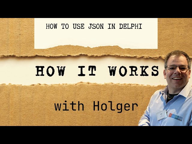 How to use JSON in Delphi [Beginner]