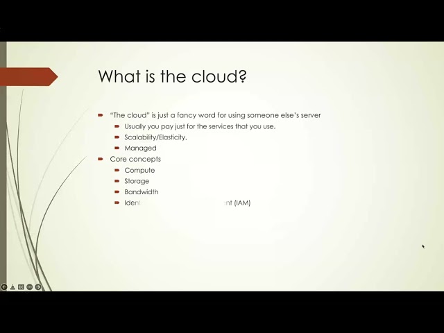 What is the cloud?