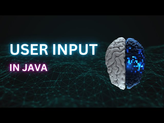 User Input in Java